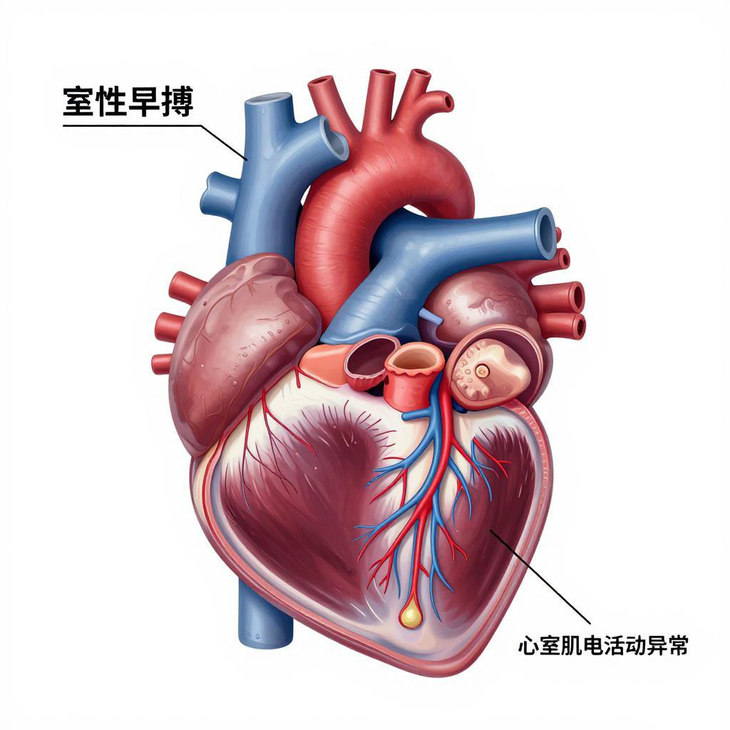 室性早搏频发?别不当回事，频繁心悸一定要做心脏检查