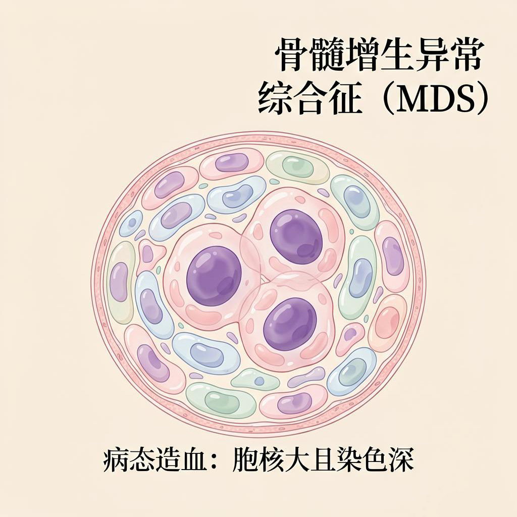 骨髓增生异常综合征虚实夹杂，长期贫血乏力不可单纯食补